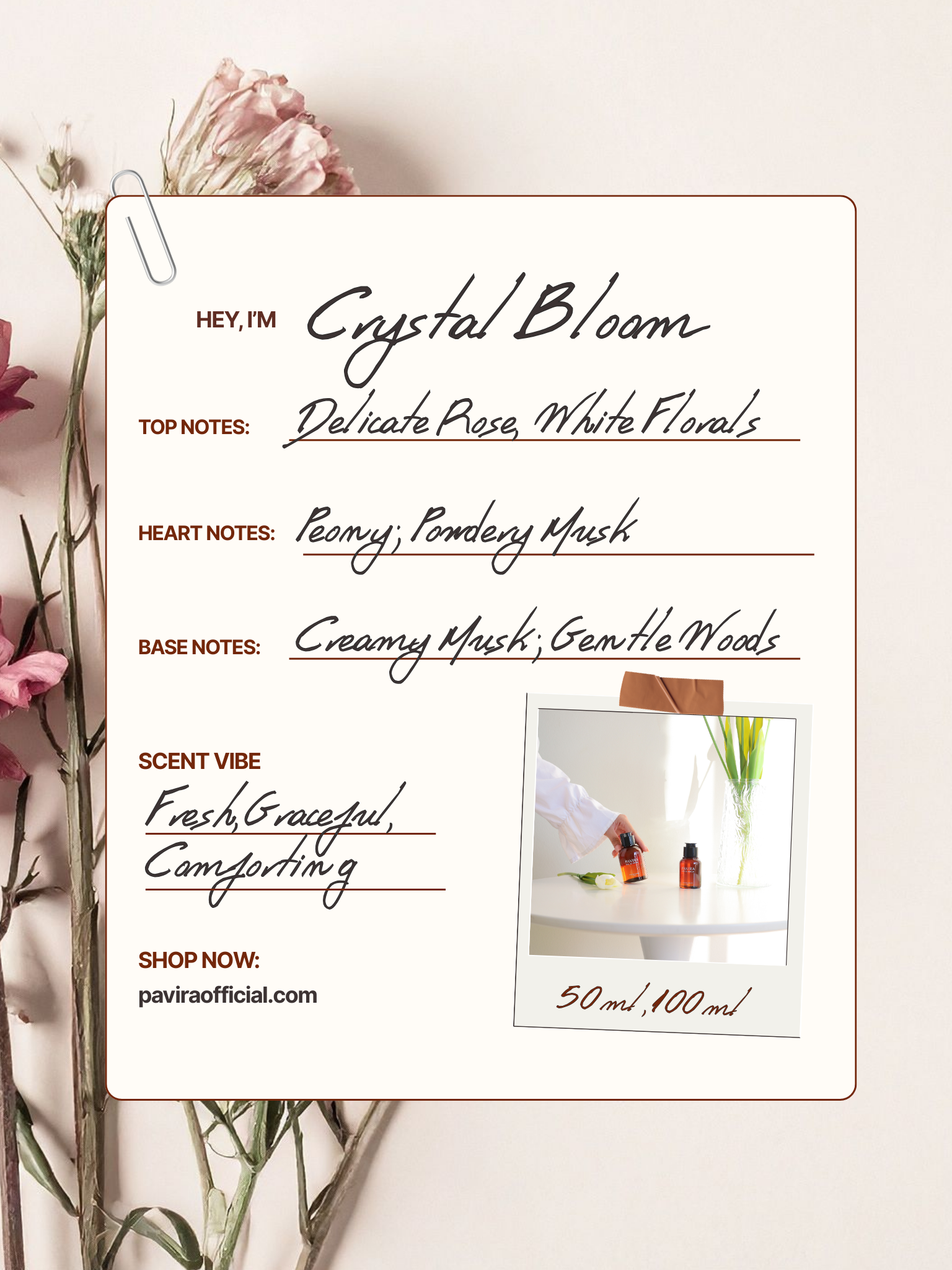 Body Oil Perfume - Crystal Bloom