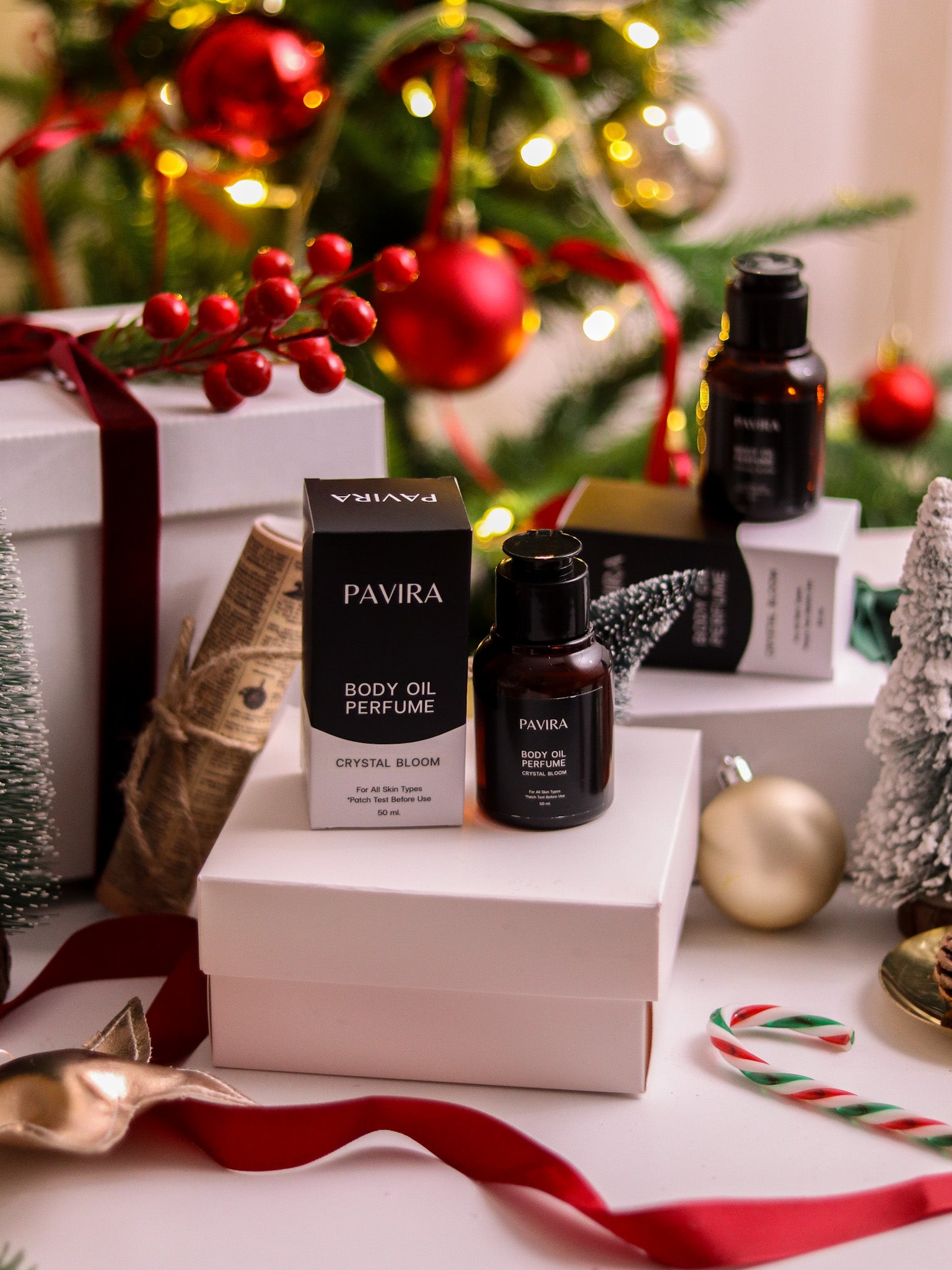 Body Oil Perfume Christmas Gift Set