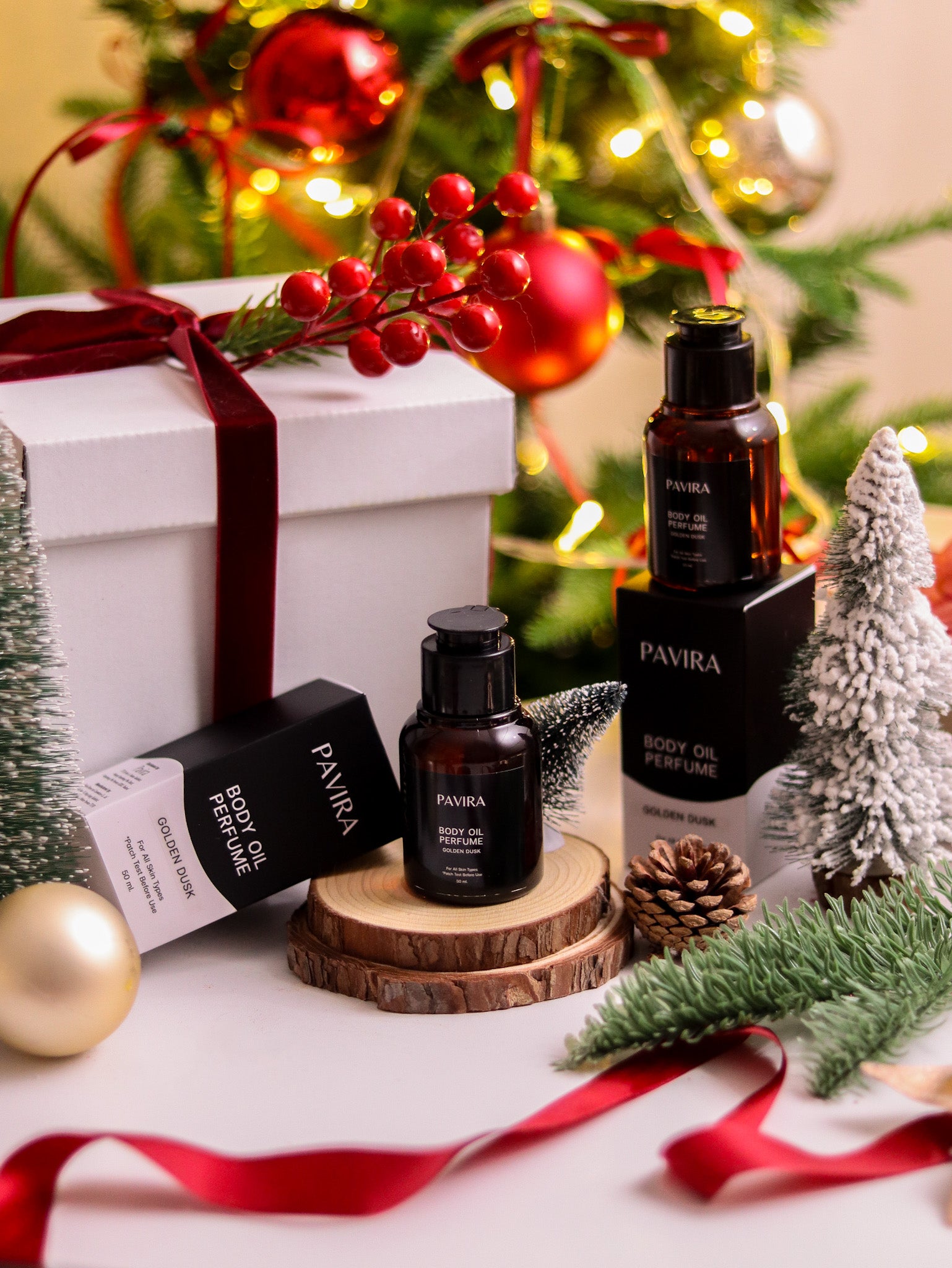 Body Oil Perfume Christmas Gift Set